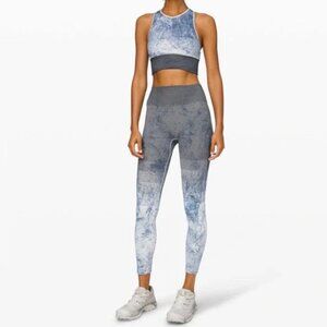 NEW Lululemon Ebb to Train Tight *Wash White / Black / Luna size 6